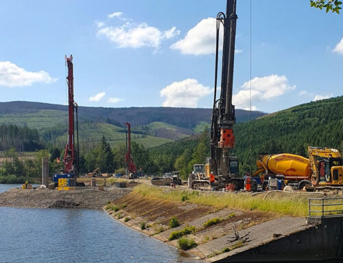 Sösetalsperre: Sanierung der Vorsperre läuft auf Hochtouren